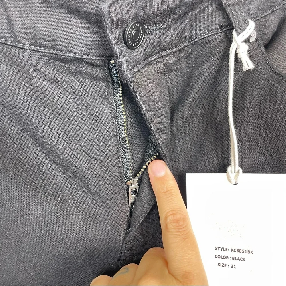 KanCan Ankle Skinny Jean With Zipper Detail, 31